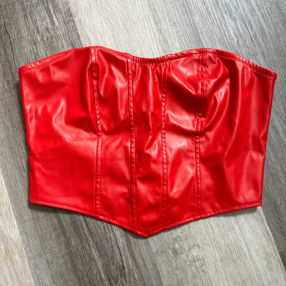 🌟Leather Corset Top🌟